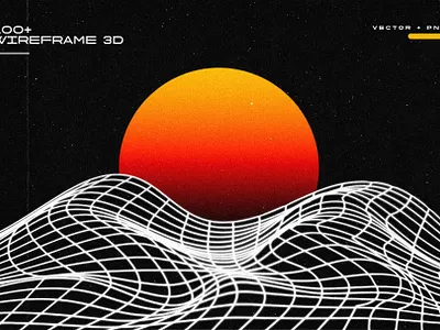 Free DEMO Wireframe Design Element abstract design futuristic illustration wireframe