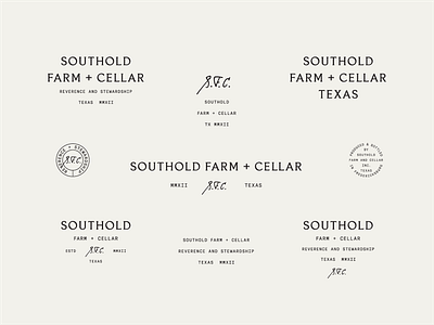 Southold Farm + Cellar branding identity logo natural wine typography wine winery