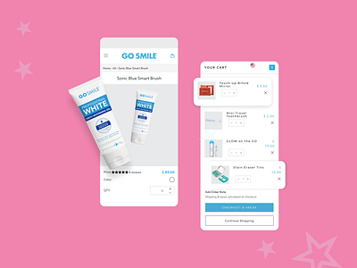 Go Smile Web Design 3 app clean design graphic design productdesign ui ux webdesign