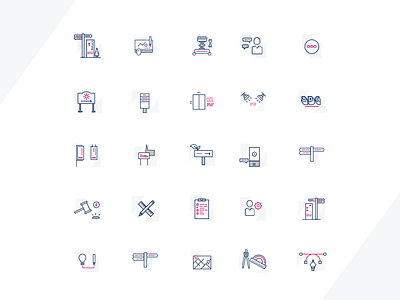 Bespoke Icon Set branding design icon icons illustration limely