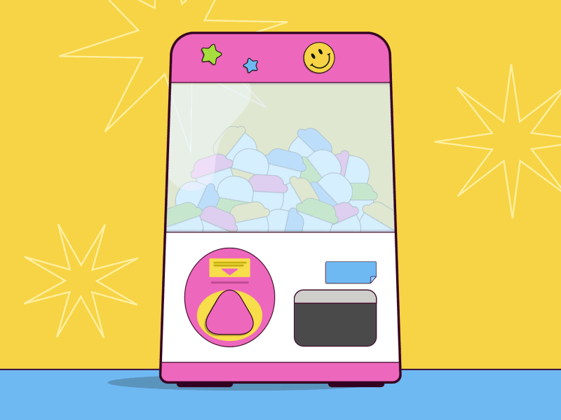 Capsule Machine Animation after effects animation design illustration loop motion design motion graphics