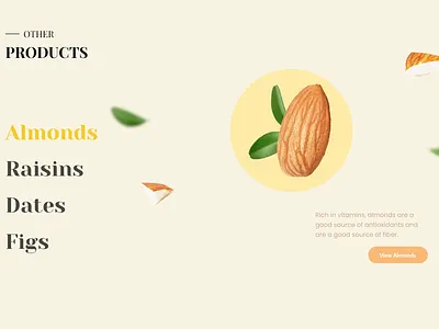 Products showcase animation design graphic design landing page ui ux web design