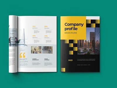 Company Profile Or Brochure annual report booklet branding brochure brochure design brochure template business brochure company profile company proposal design graphic design illustration