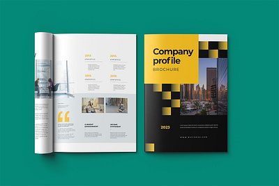 Company Profile Or Brochure annual report booklet branding brochure brochure design brochure template business brochure company profile company proposal design graphic design illustration