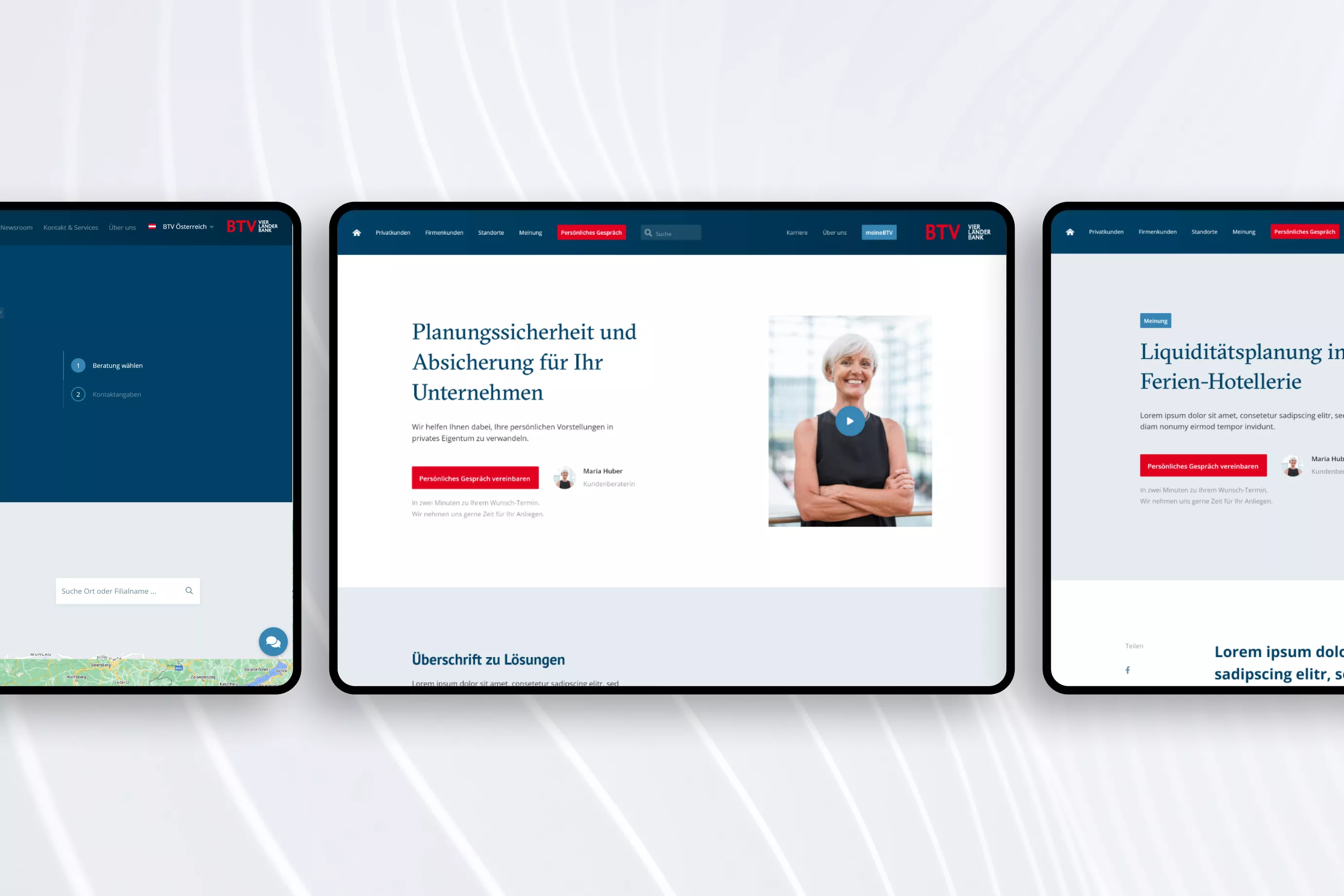 Holistic digital transformation for the BTV bank bank banking website content corporate website design system digital marketing digital strategy digital transformance finance garanty intranet minimalistic sales social media communication ui user experience user interface design ux web design web development