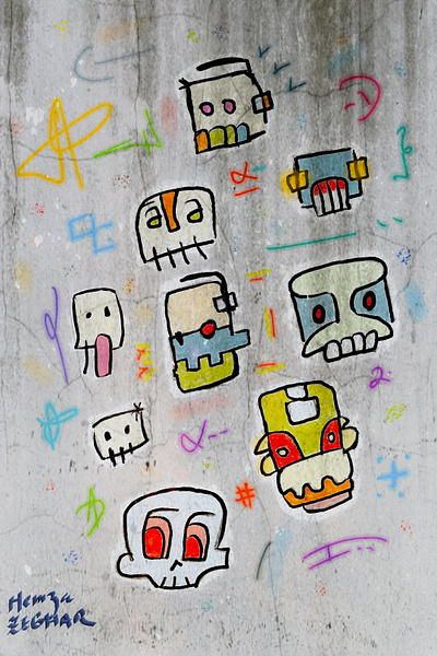 Shinoda's Wall design drawing graffiti sketches street art
