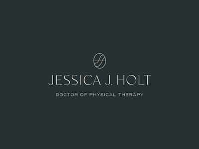 Jessica J. Holt Physical Therapist Logo Design brand branding classic logo conceptual icon design earth tones earthy logo organic pelvic floor pelvic floor physical therapy pelvic health physical therapist physical therapist brand physical therapy physical therapy brand quality healthcare sustainable typography womens wellness