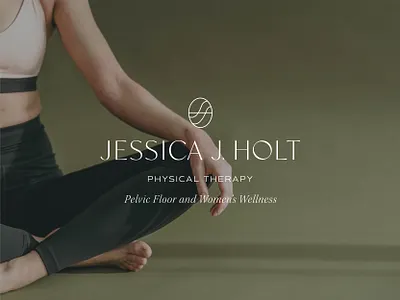 Jessica J. Holt Physical Therapist Logo Design brand branding classic logo conceptual icon design earth tones earthy logo organic pelvic floor pelvic floor physical therapy pelvic health physical therapist physical therapist brand physical therapy physical therapy brand quality healthcare sustainable typography womens wellness