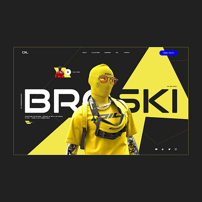 Broski NFT Web Ui Design Concept blockchain crypto daily design design design daily design inspiration etherum fashion graphic design nft photography tech wear techwear ui ui design uiux ux ux design web design web designer