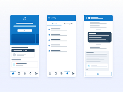 Doctolib - Low Fi designs graphic design low fi product design prototypes ui ux