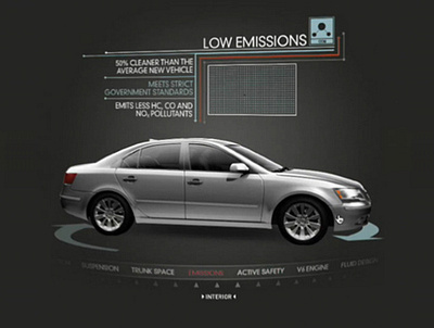 Hyundai Sonata design illustration motion graphics typography ui vector