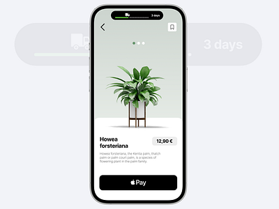 Dynamic island shipping time app app design apple clean dynamic island e commerce graphic design ios ios app iphone iphone 14 shopping smartphone ui ui design ux ux design