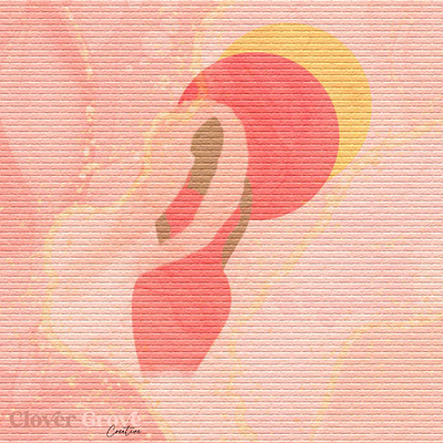 Gold + Sun - Digital Illustration
