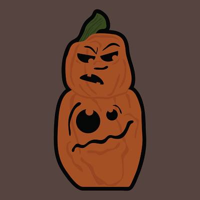 Pumpkin Pals design fun graphic design halloween illustration pin pumpkin vector