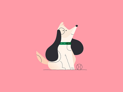 Dog character characters design dog dribbble illustration illustrator