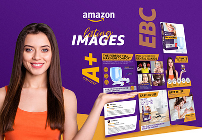 Amazon Product EBC/A+ Content (Dental Guard) amazon listing infographic