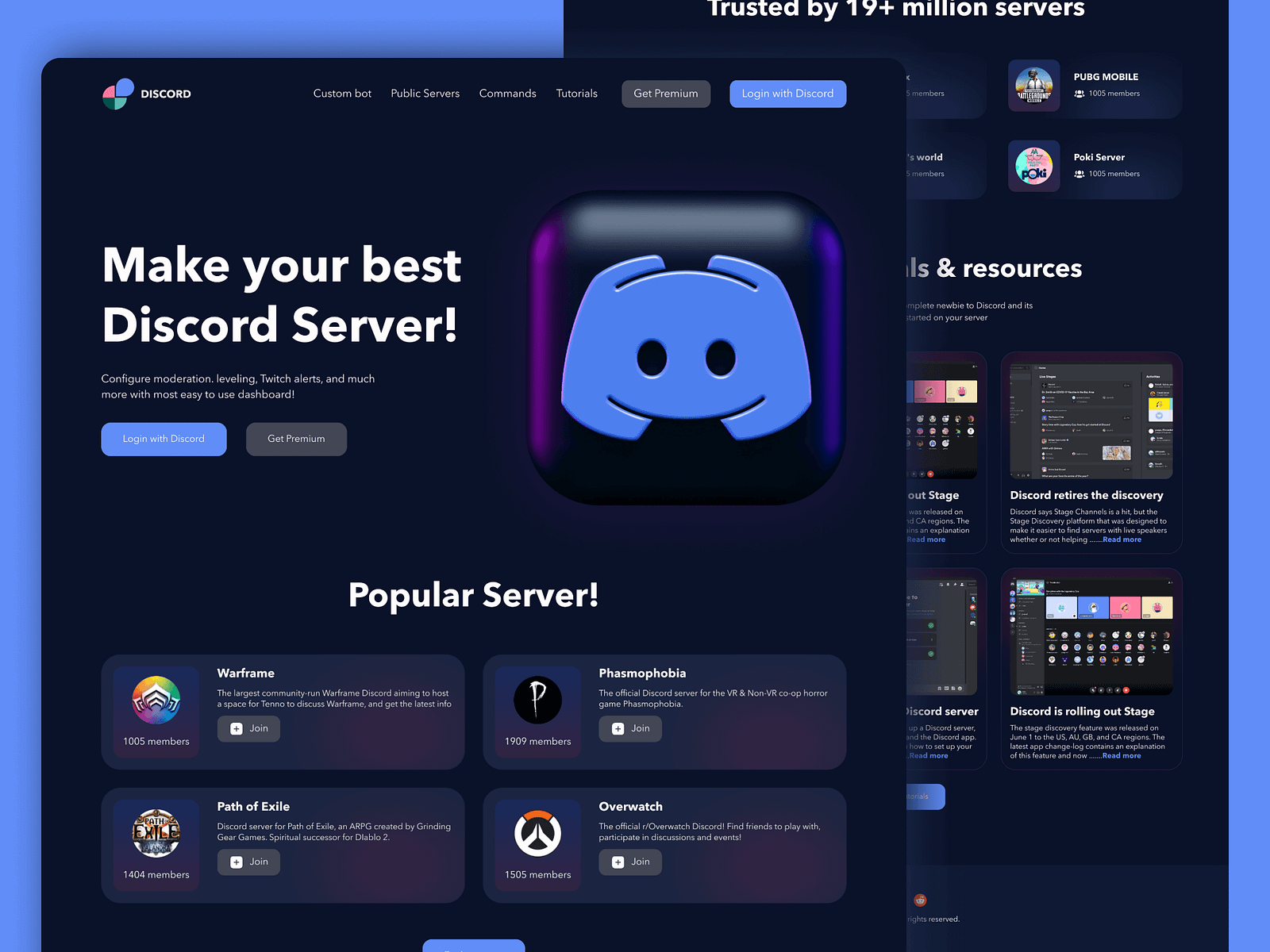 Bot designer for discord