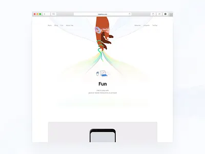 Cover art for playground landing page • Portfolio redesign flat illustration uidesign ux web design