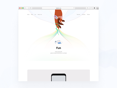 Cover art for playground landing page • Portfolio redesign flat illustration uidesign ux web design