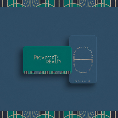 PR BUSINESS CARDS artdeco blue brand brand identity branding business cards design green identity inspiration logo real estate stationary