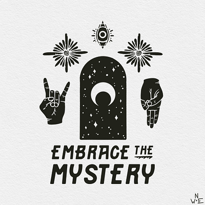 Embrace the Mystery Illustration illustration