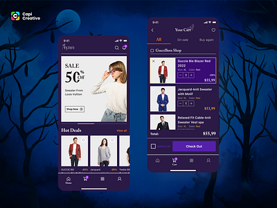 Ayan - Fashion E-commerce UI halloween concept agency app capi creative capi product design dropshipping ecommerce project fashion ecommerce freelancer mobile mobile app design shopify ui ui design ux design