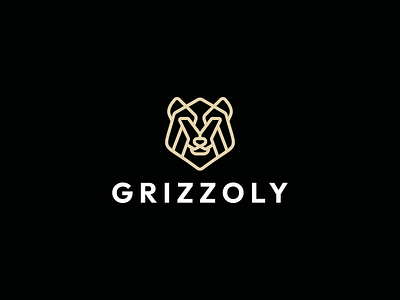 Grizzoly bear branding character design grizzly icon illustration lineart logo logomark logotype symbol vector wild