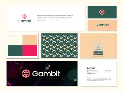 Gambit Branding brand guideline brand identity brand style guide branding creative graphic design minimal minimalist modern technology visual identity