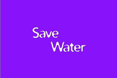 Save Water Animation animation illustration logo motion graphics