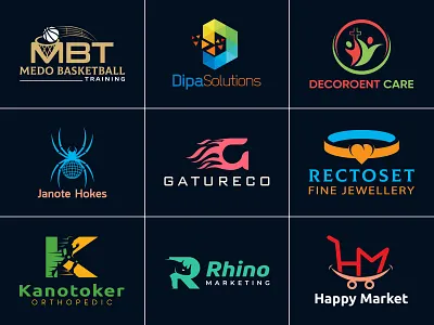 Logo Design / Modern Logo Design / Brand / Brand Identity Design n o p q r s t u v w x y z