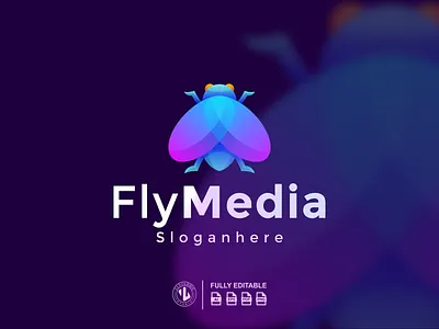 Fly Media Logo Design branding clothing consulting design dribble fly ideas illustration instagram law logo logoinspirations media realestate vector zerologicstudio
