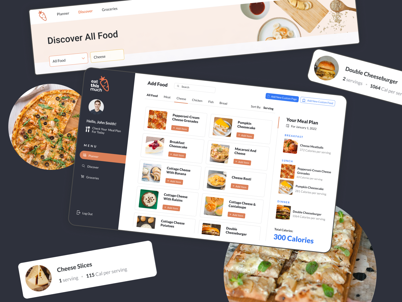 EatThisMuch by Alex Munayyer on Dribbble