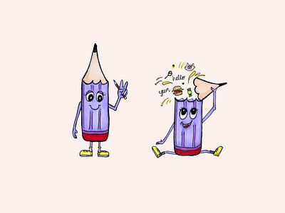 Sketch imagination alcohol markers character colouring design graphic design hand drawn illustration pencil sketch