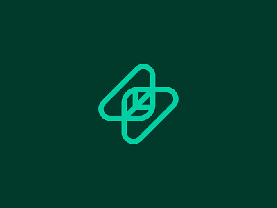 Green Energy (For Sale) bolt branding design energy for sale unused buy green icon leaf logo logo design logodesign power renewable sustainable symbol