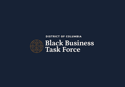 DC Black Business Task Force Brand Identity branding