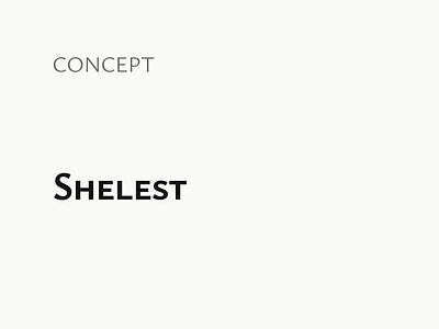 "Shelest" Website Redesign