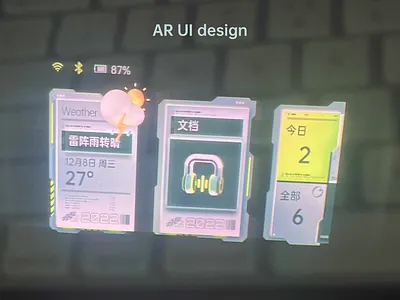 AR UI design ar ui