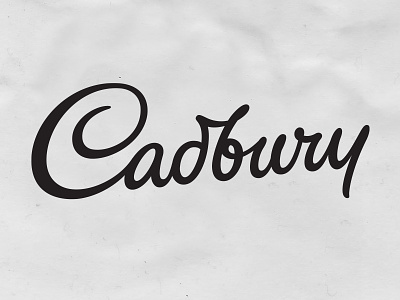 Cadbury Sketch branding cadbury hand lettering lettering logo logotype script type typography