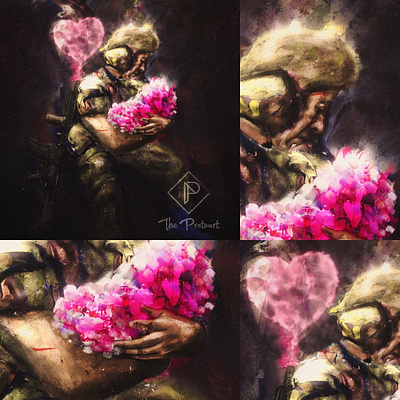 Flowers of war character design concept art gold coast audio illustration illustrator painting procreate protoart