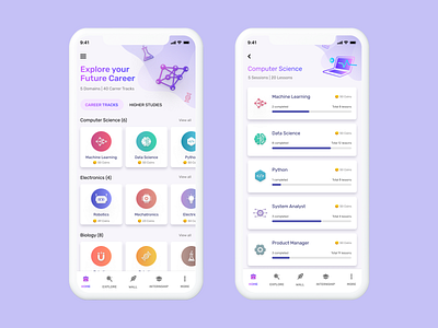 Kids Learning App Redesign byjus app educational app freelancer freelancingui hire inspirationdesign kids app kids learning app learning app mobile app designs mobileappdesign uiuxapp