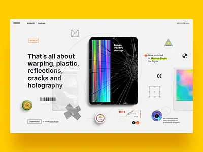 WPRCH download figma hero image landing mock up mockup mockup plugin plugin wprch