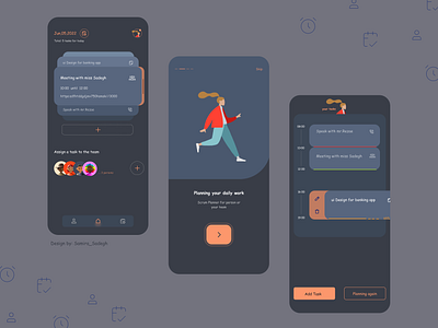 Scrum app app design ui ux