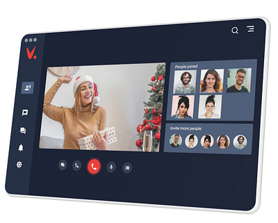 Video Call UI Mockup figma product design ui