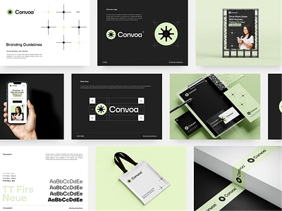 Convoa - Branding brand brand guidelines brand identity branding client colors customer service graphic design idendity logo logomark logotype marketing reviews typtography ui ux value visual identity webdesign