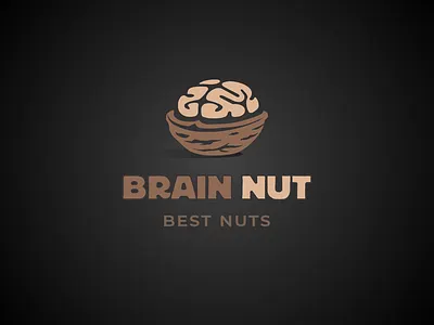 BrainNut Logo Design brand branding brandlogo companylogo logo logo designer logodesign logodesigner logoforbrand logos nuts ukraine ukranian yamilogos