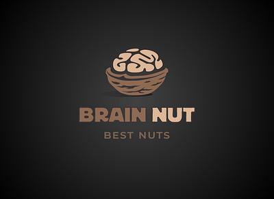 BrainNut Logo Design brand branding brandlogo companylogo logo logo designer logodesign logodesigner logoforbrand logos nuts ukraine ukranian yamilogos