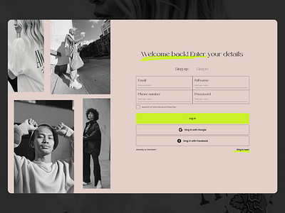 #DailyUI 001 branding daily design daily ui dailychallenge dailyui design figma ui ux web website