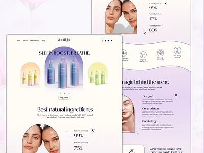 #DailyUI 003 - Landing Page adobe branding dailychallenge dailyui design figma illustration logo ui ux web website