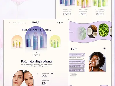 #DailyUI 003 -Landing Page adobe branding dailychallenge dailyui design figma illustration logo ui ux web website