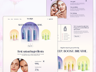 #DailyUI 003 -Landing Page adobe branding dailychallenge dailyui design figma illustration logo ui ux web website